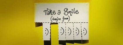 Take A Smile Facebook Cover  Facebook Covers